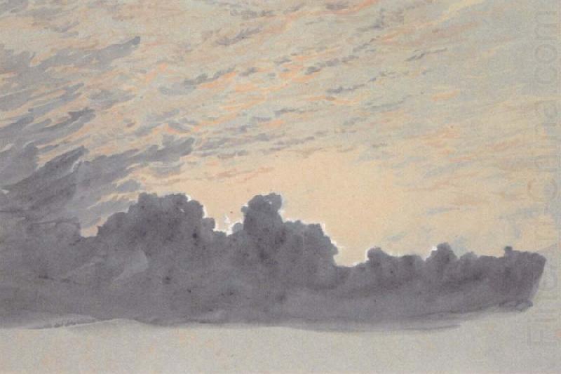 Conrad Martens Cloud study china oil painting image
